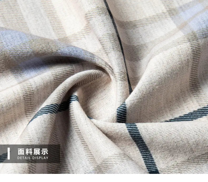 Men's Wrinkle-Free Business Shirt - Plaid Long Sleeve - SlayGood