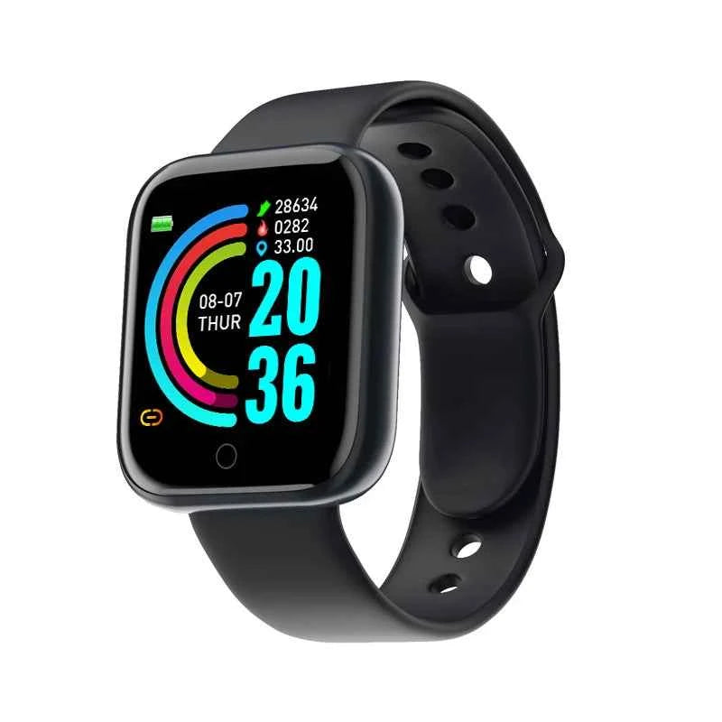Smart Watch Fitness Tracker - Bluetooth Heart Rate Sleep Monitor