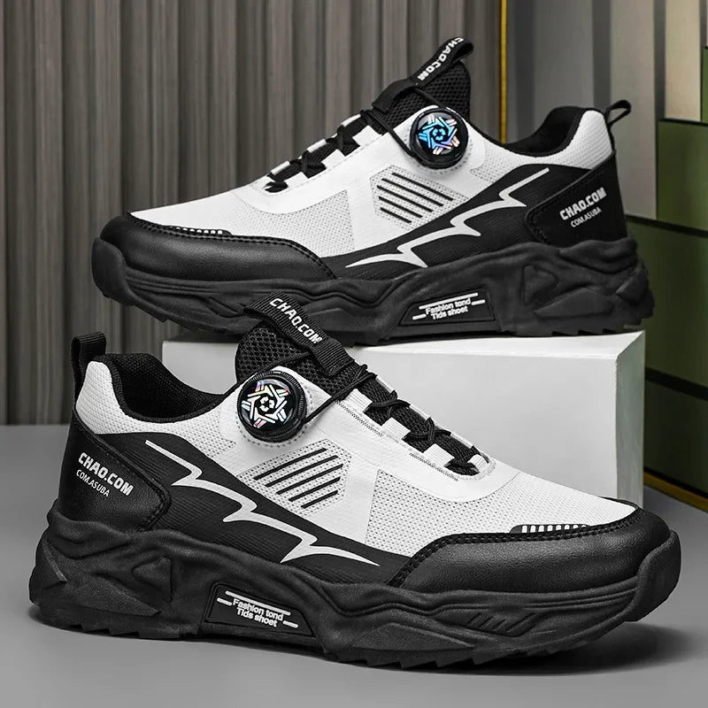 Men's Platform Running Sneakers - Breathable Sports Shoes