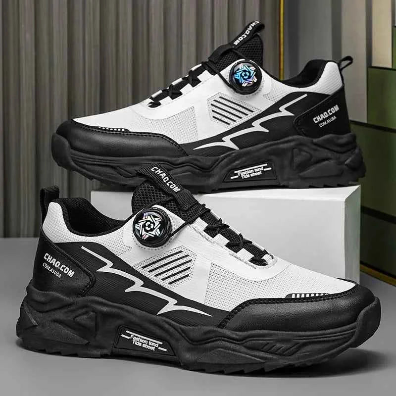 Men's Platform Running Sneakers - Breathable Sports Shoes