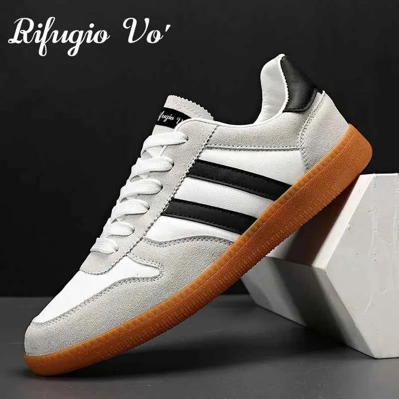 Men's High-Top Casual Sneakers Thick Sole Soft Bottom Shoes