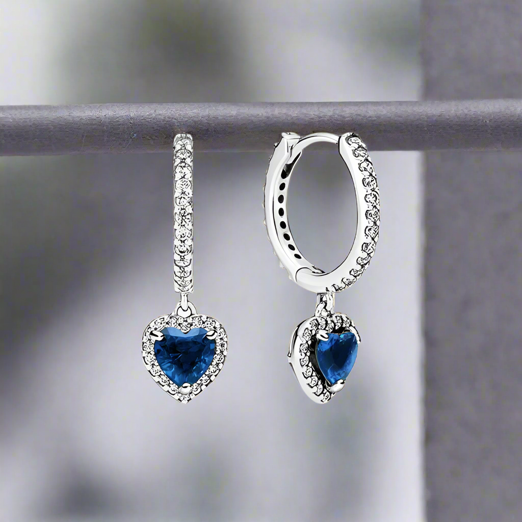 NNEOBA Valentine's Day Sapphire Earrings (Blue)