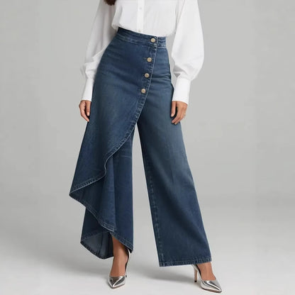 Wide Leg Pants - High Waist Straight Trousers - SlayGood