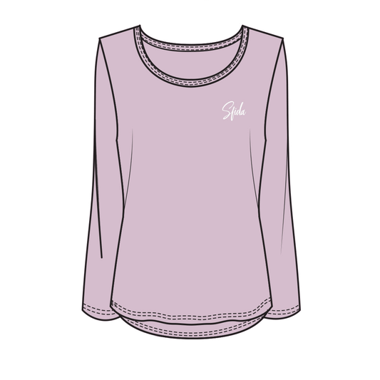 Alexis Ladies L/S Top - Fragrant Lilac