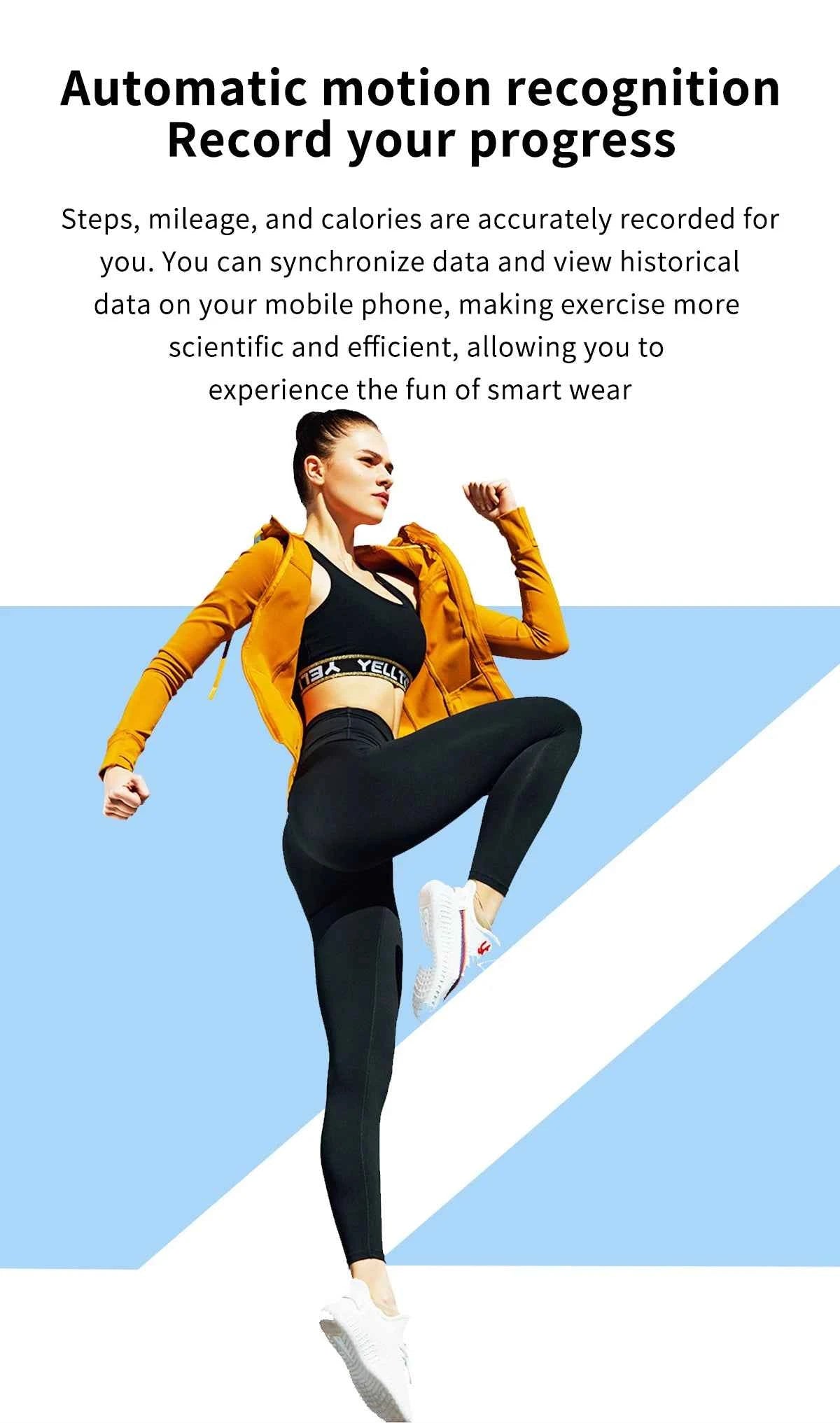 LIGE Smart Watch BW0223 Waterproof Fitness Tracker for Men & Women