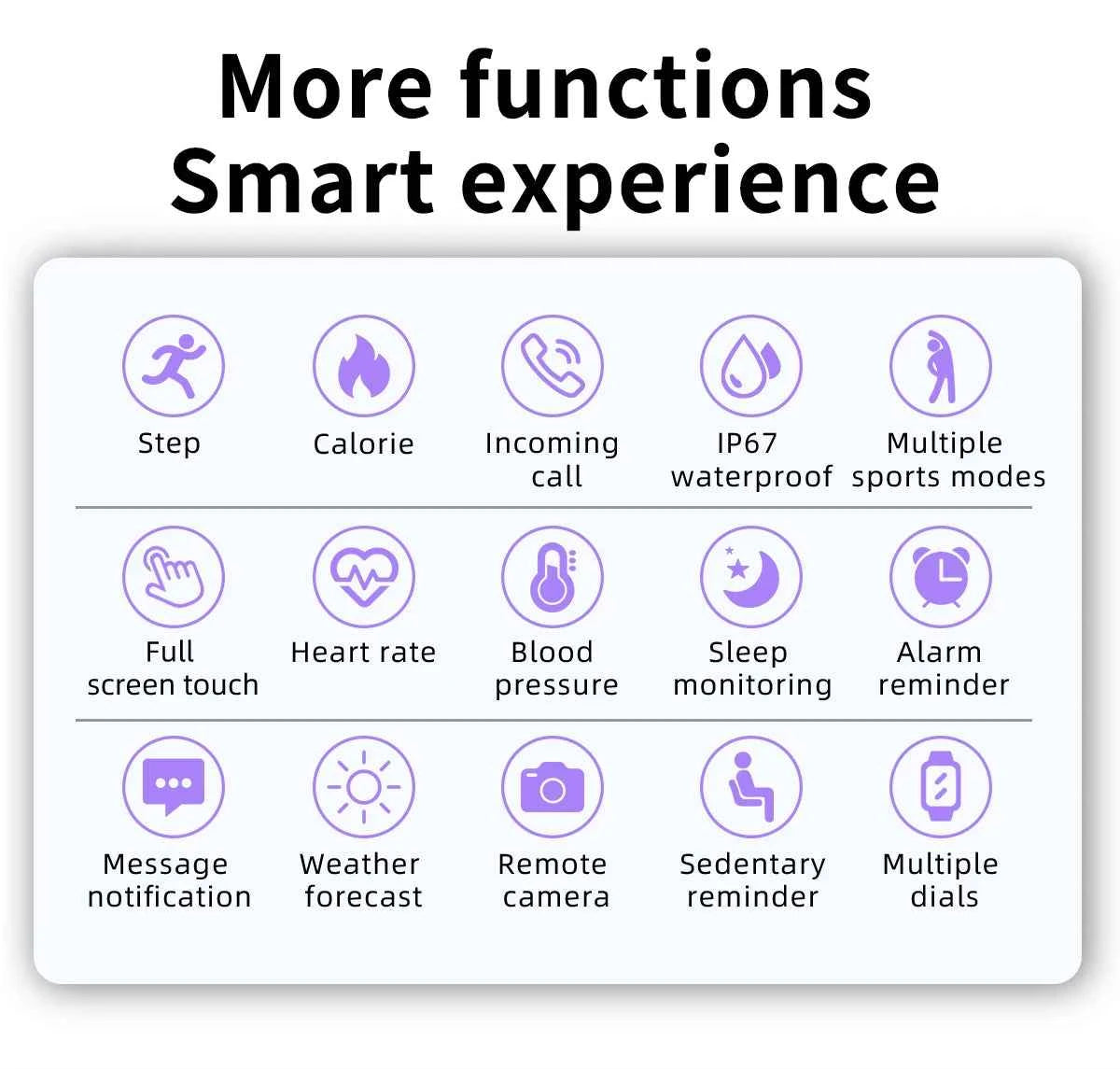 LIGE Smart Watch BW0223 Waterproof Fitness Tracker for Men & Women