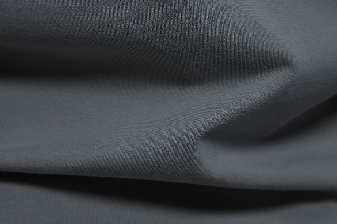 Men's Cotton Henley T-Shirt - Stand Collar Casual Tee - SlayGood