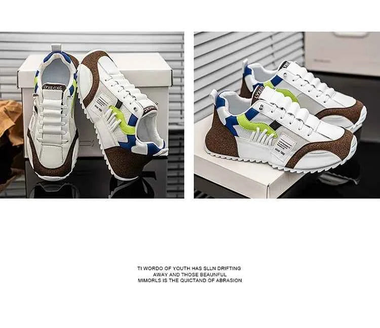 Men's Athletic Sneakers - Breathable Running & Basketball Shoes