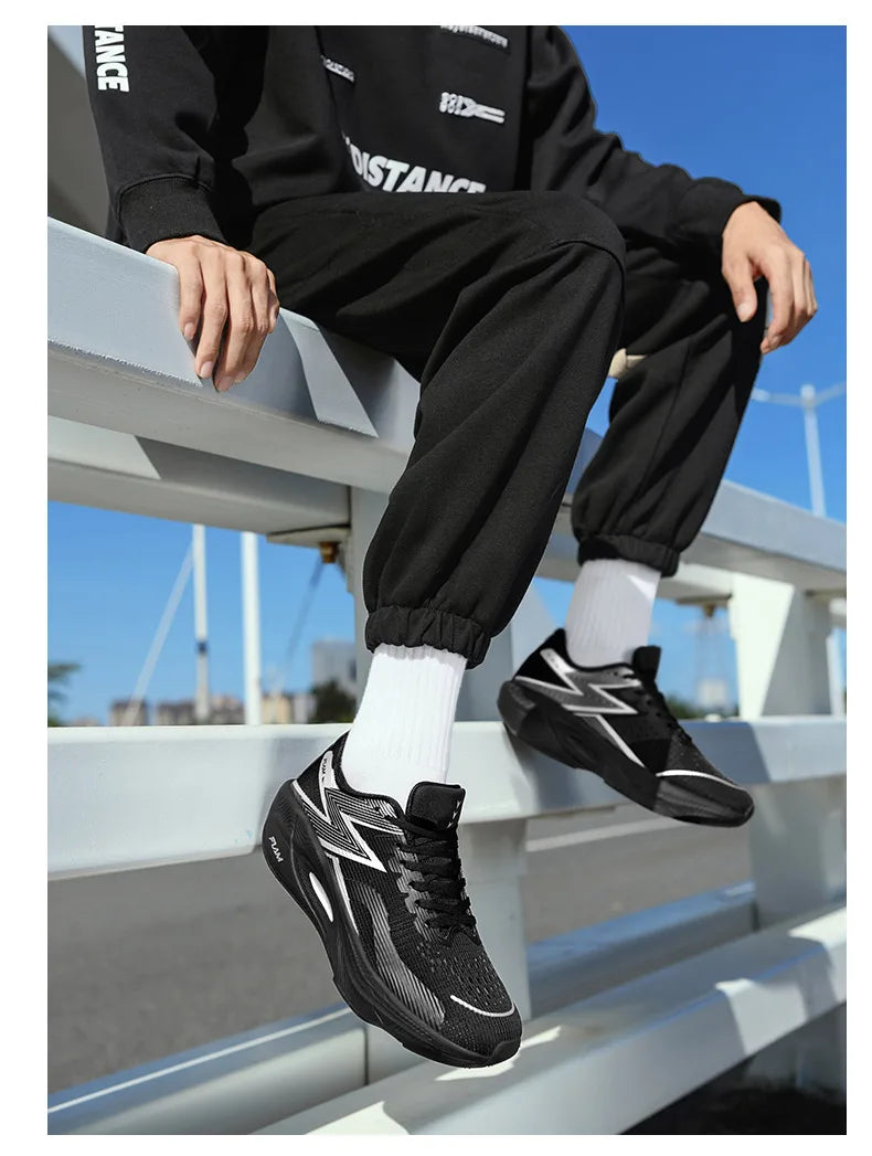 Men's Breathable Running Sneakers - Athletic Sports Shoes