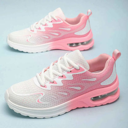 Women's Air Cushion Running Shoes Breathable Mesh Walking Sneakers