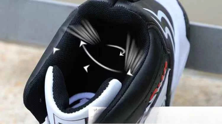 Men's Waterproof High-Top Sneakers - Non-Slip Sports Shoes