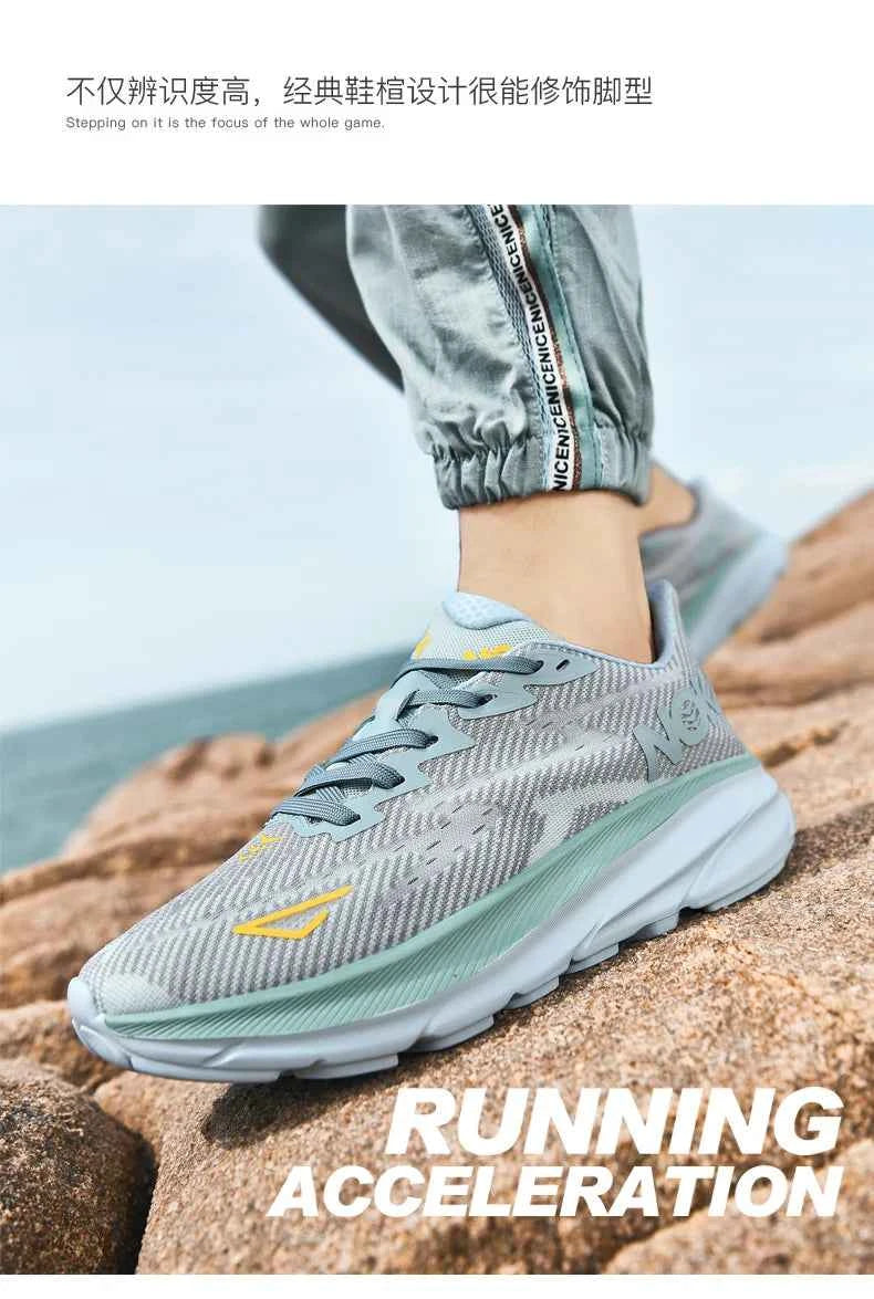 PARZIVAL Air Cushion Running Shoes Lightweight Breathable Athletic Sneakers