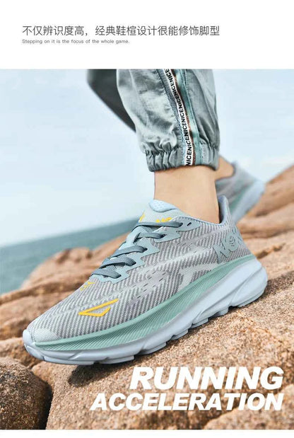 PARZIVAL Air Cushion Running Shoes Lightweight Breathable Athletic Sneakers