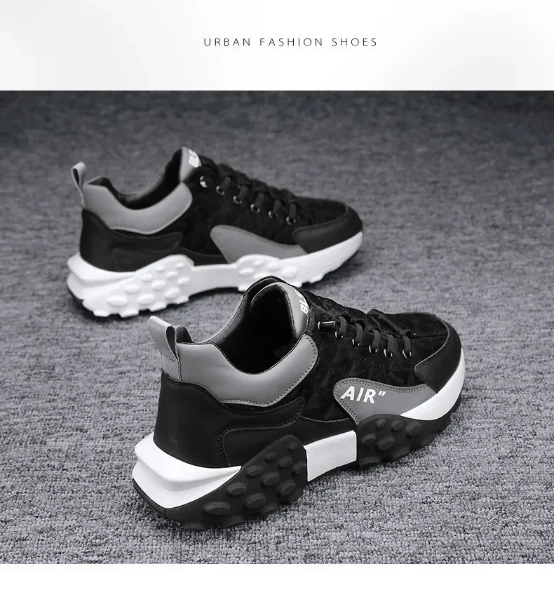 Men's Platform Running Sneakers - Chunky Casual Shoes