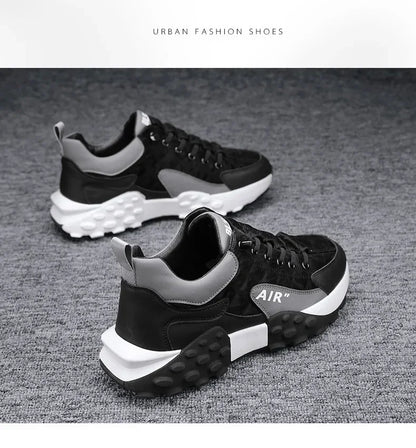 Men's Platform Running Sneakers - Chunky Casual Shoes