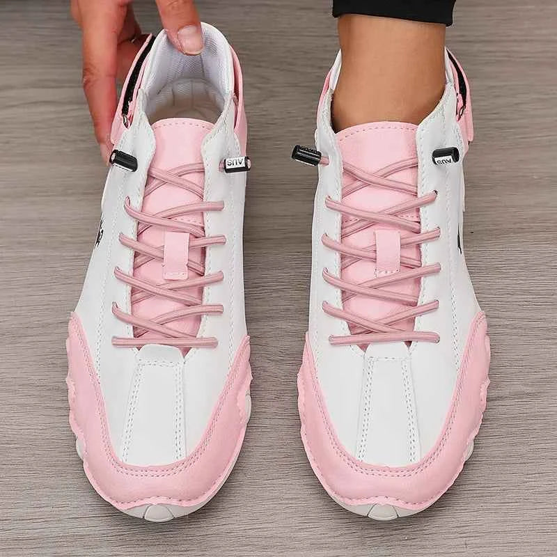 Stuccco Women's Leather Loafers Comfortable Flat Casual Driving Shoes