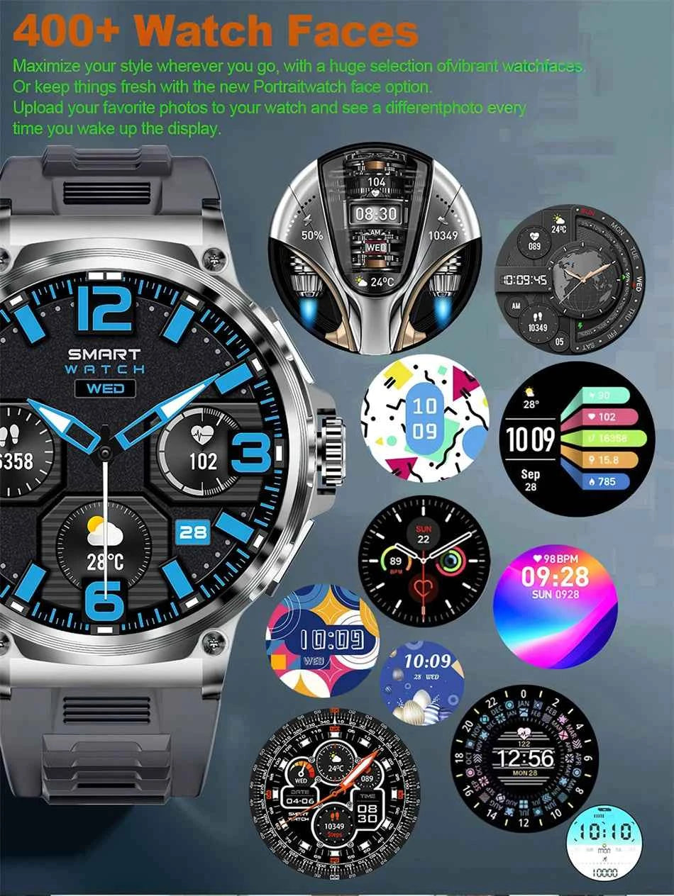 GPS Smart Watch AMOLED Bluetooth Call