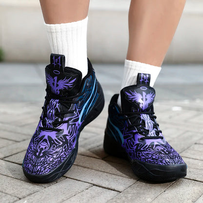 COZOK Men's Basketball Shoes Lightweight Shock Absorbing Court Sneakers