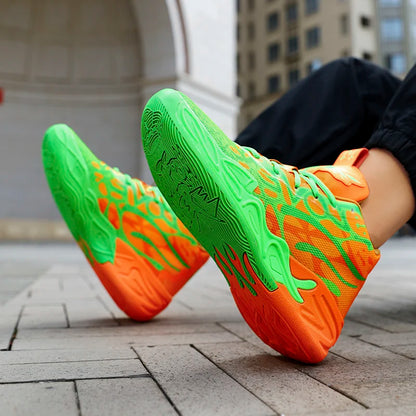 COZOK Men's Basketball Shoes Lightweight Shock Absorbing Court Sneakers