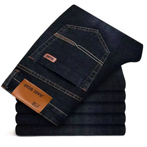 Men's Slim Straight Jeans - Stretch Casual Denim - SlayGood