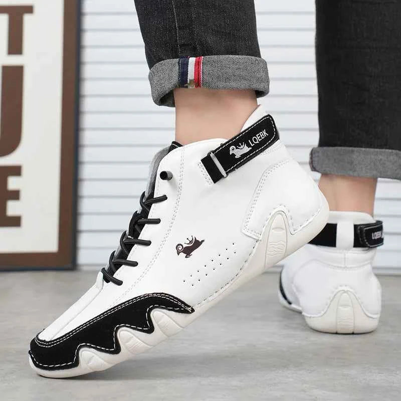 Stuccco Women's Leather Loafers Comfortable Flat Casual Driving Shoes