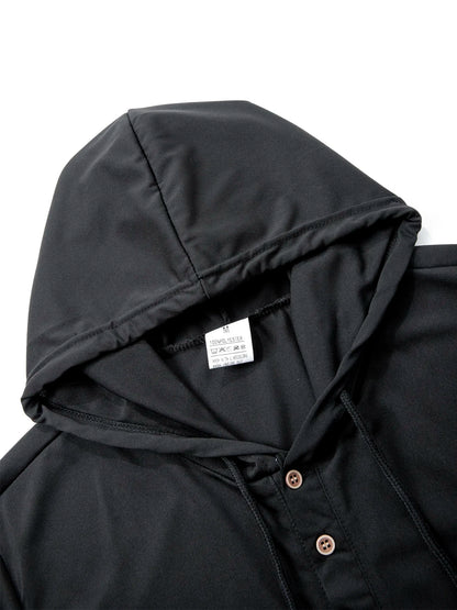 Men's Hooded Fitness T-Shirt - Breathable Athletic Tee - SlayGood