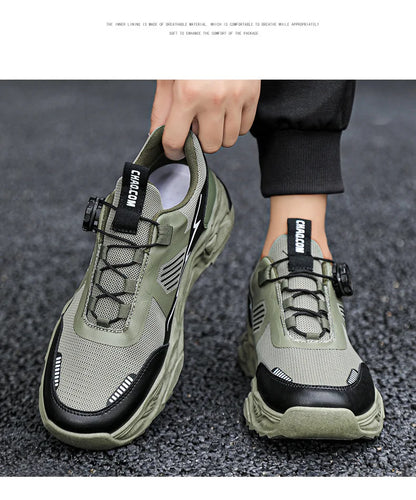 Men's Platform Running Sneakers - Breathable Sports Shoes