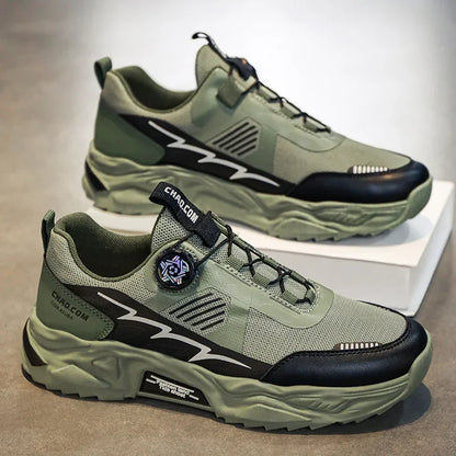 Men's Platform Running Sneakers - Breathable Sports Shoes