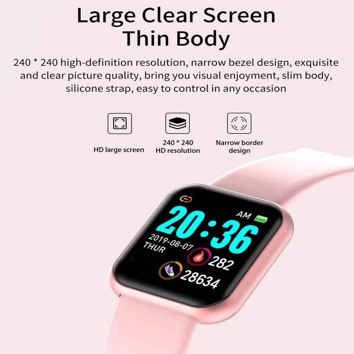 Bluetooth Smart Watch Fitness Tracker
