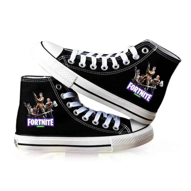 Fortnite High-Top Canvas Sneakers - Gaming Shoes