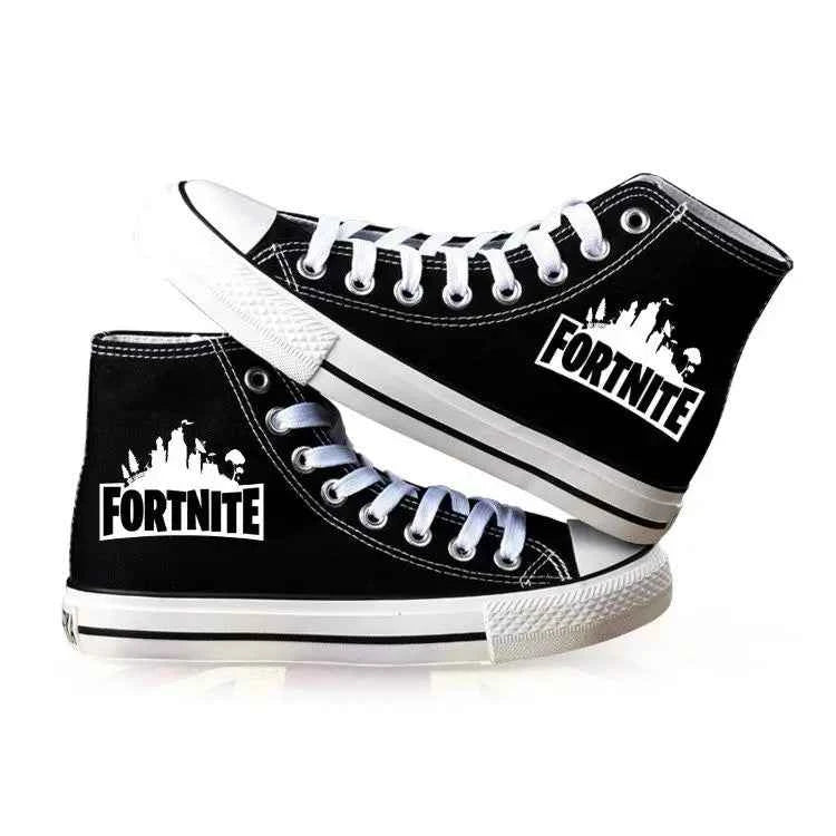 Fortnite High-Top Canvas Sneakers - Gaming Shoes