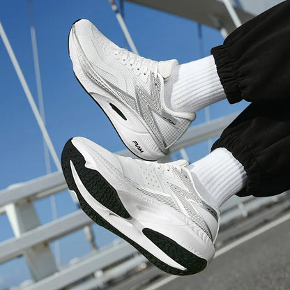 Men's Breathable Running Sneakers - Athletic Sports Shoes