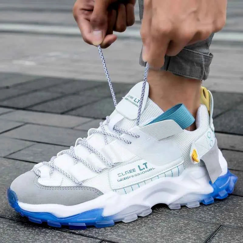 Men's Breathable Casual Sneakers - Lightweight Running Shoes