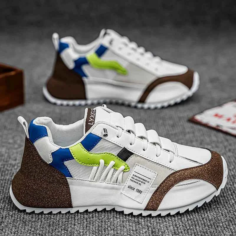 Men's Athletic Sneakers - Breathable Running & Basketball Shoes