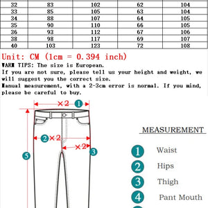 Men's Stretch Straight Jeans - Slim Fit Business Denim - SlayGood