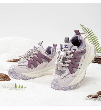 Kids Winter Sneakers - Warm Plush Lined Sports Shoes