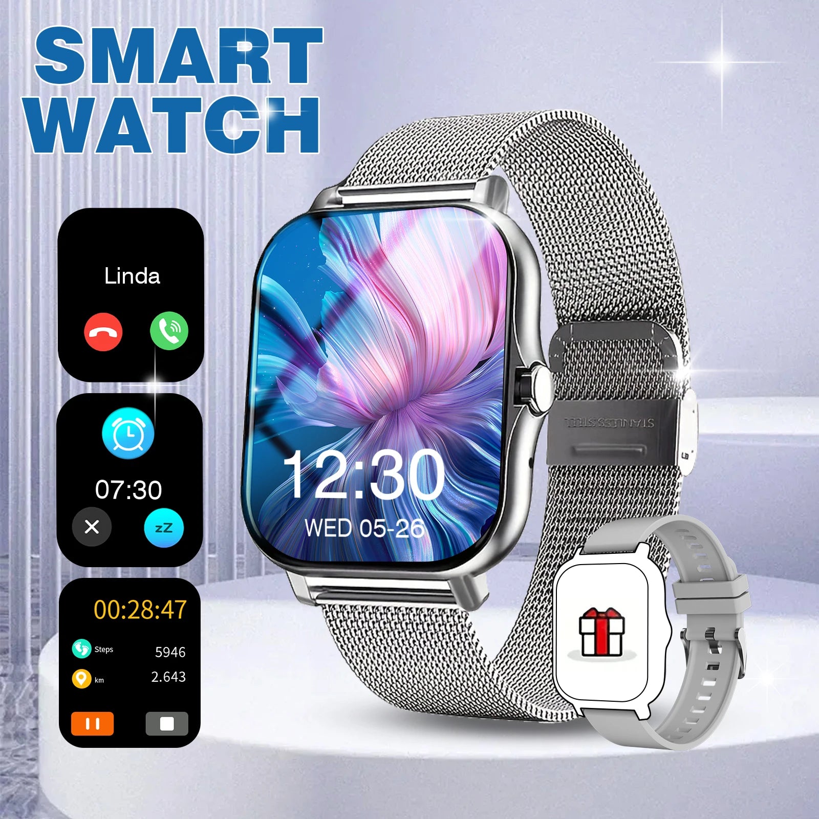 LOMAXFR Y13 Smart Watch 1.83" with Bluetooth Calling - SlayGood