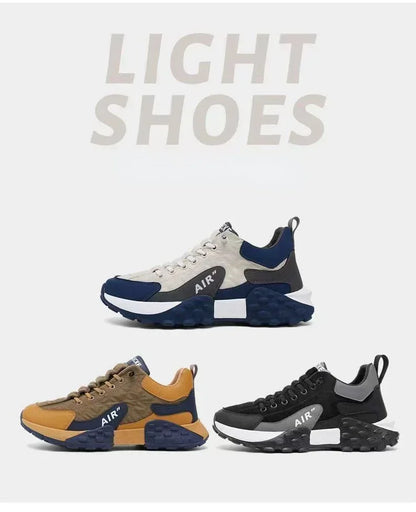 Men's Platform Running Sneakers - Chunky Casual Shoes