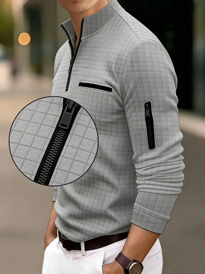 Men's V-Neck Print Shirt - Lightweight Short Sleeve Casual - SlayGood