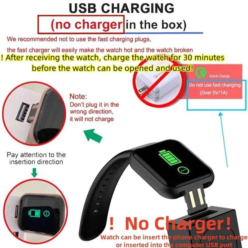 Bluetooth Smart Watch Fitness Tracker