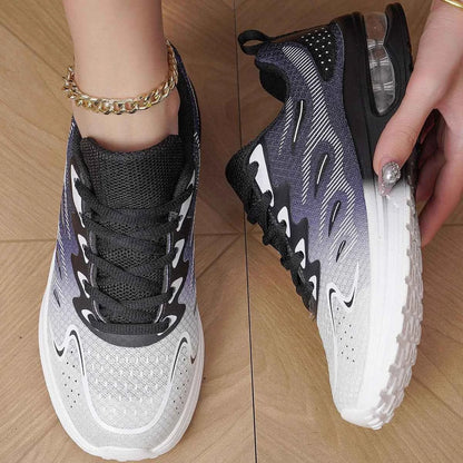 Women's Air Cushion Running Shoes Breathable Mesh Walking Sneakers