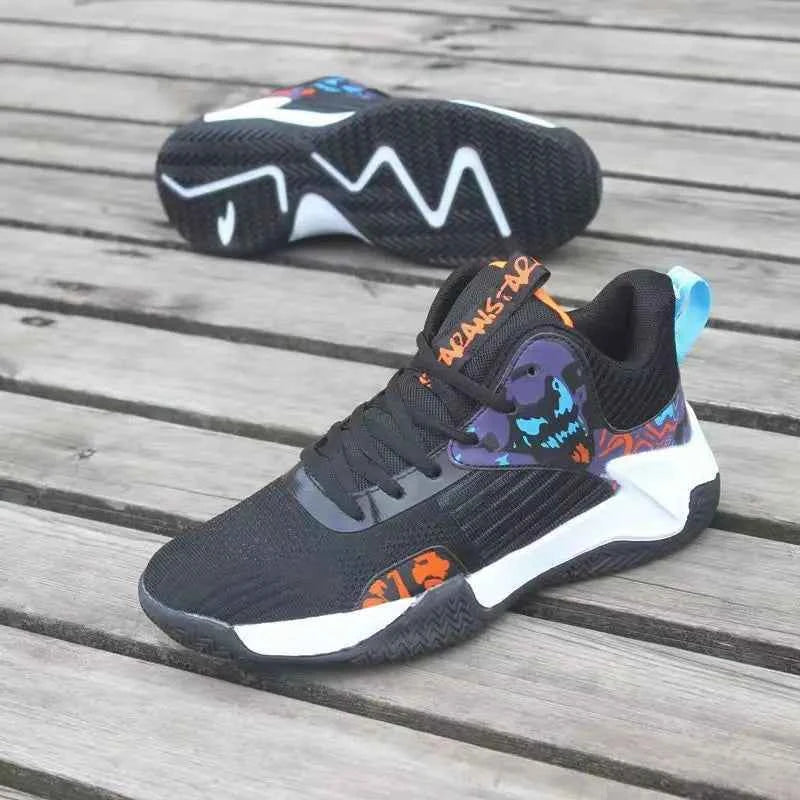 Men's Waterproof High-Top Sneakers - Non-Slip Sports Shoes