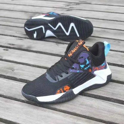 Men's Waterproof High-Top Sneakers - Non-Slip Sports Shoes