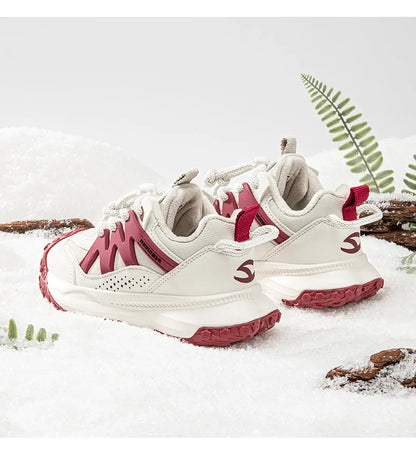 Kids Winter Sneakers - Warm Plush Lined Sports Shoes