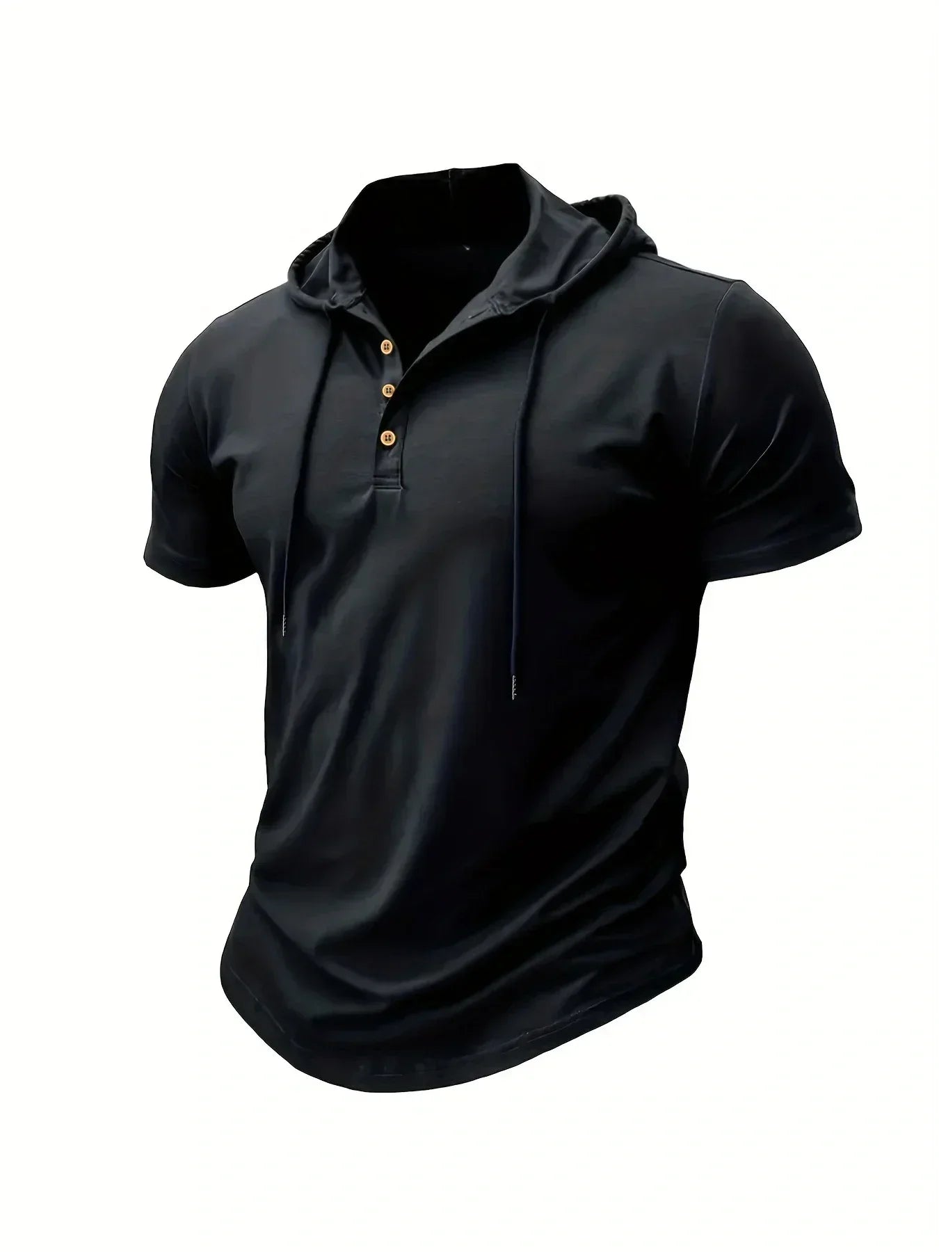 Men's Hooded Fitness T-Shirt - Breathable Athletic Tee - SlayGood