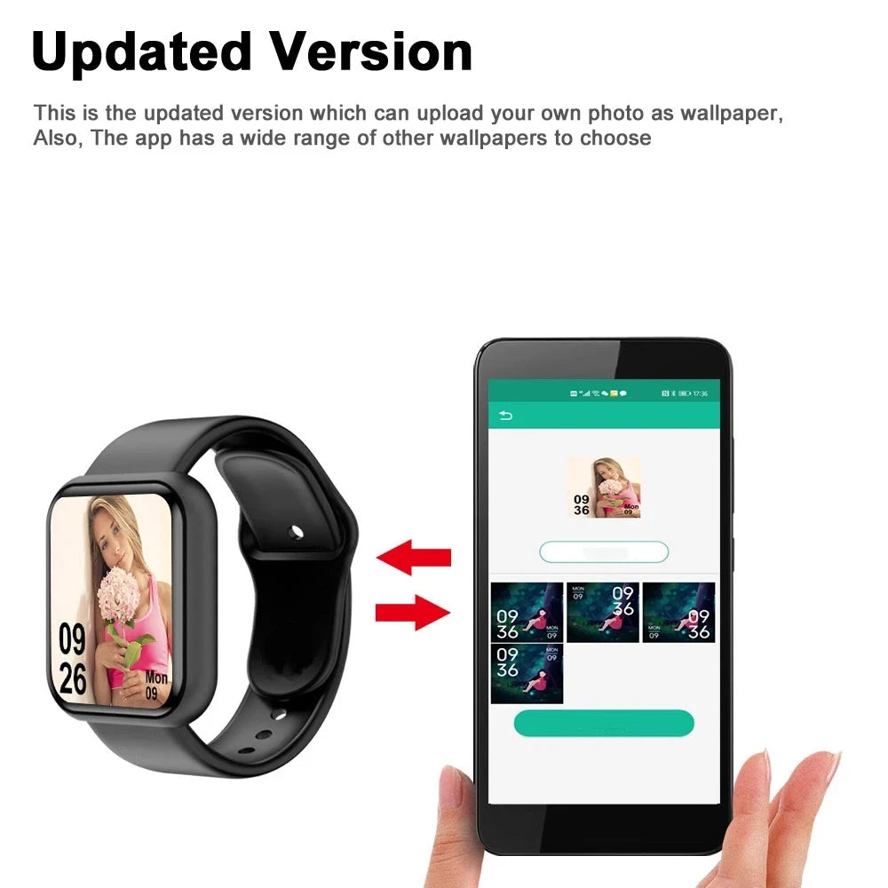 Smart Watch Y68 Fitness Tracker with Heart Rate Monitor - SlayGood