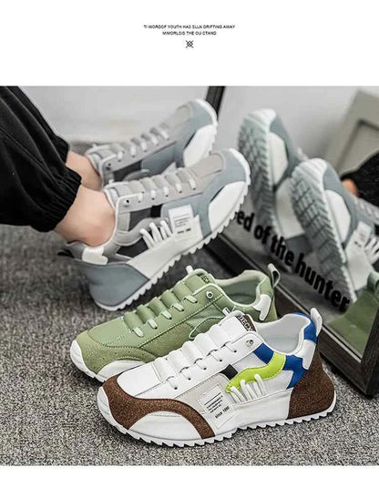 Men's Athletic Sneakers - Breathable Running & Basketball Shoes