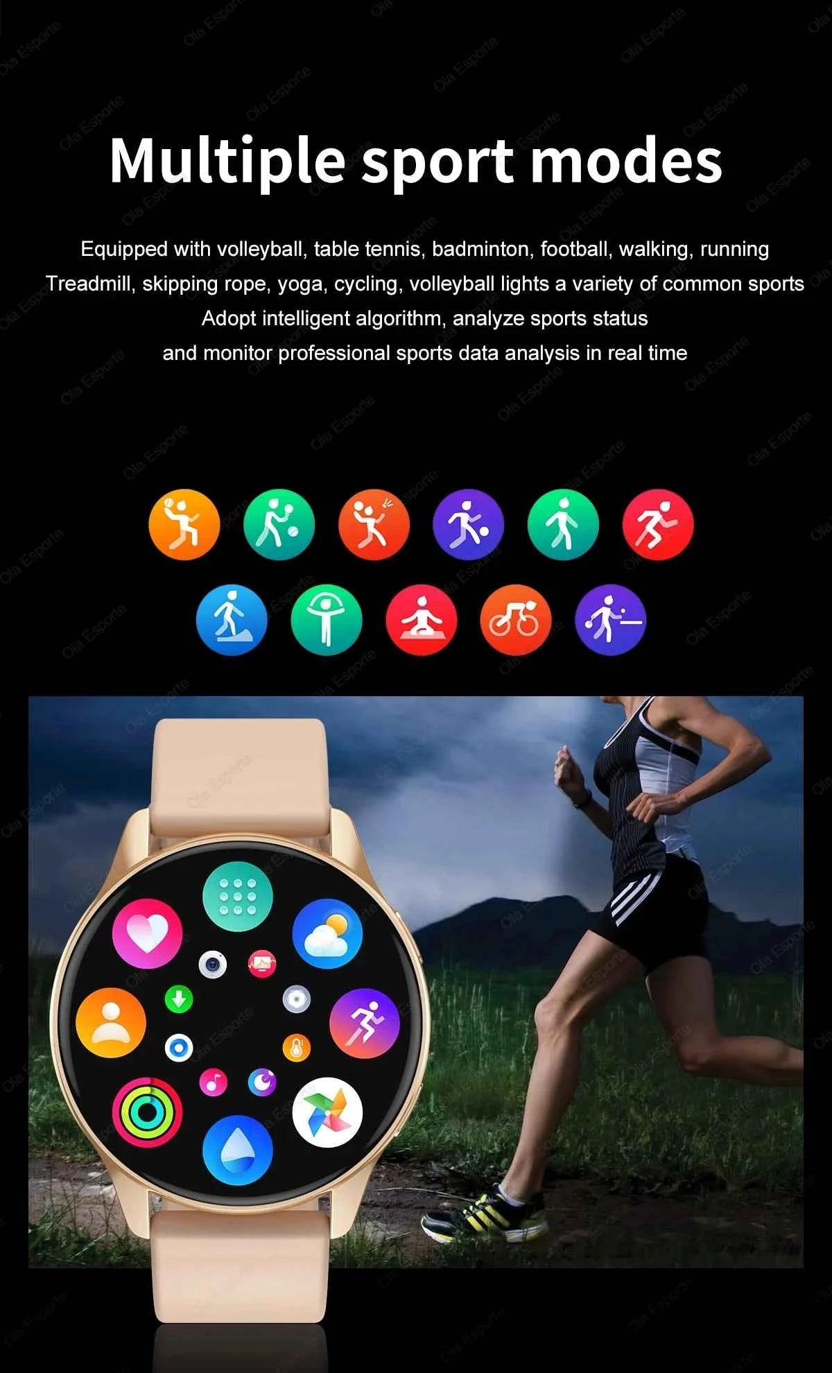 Smart Watch GPS Bluetooth Call Voice Assistant