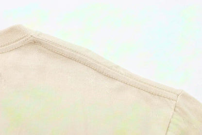 Men's Cotton Letter Print T-Shirt - Soft Casual Tee - SlayGood