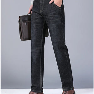 Men's Straight Leg Jeans - Soft Business Casual Denim - SlayGood